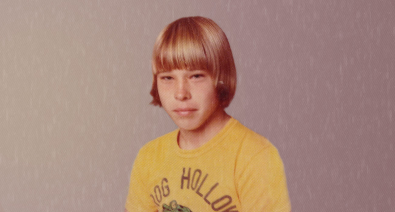 Robert St. John as a young kid.