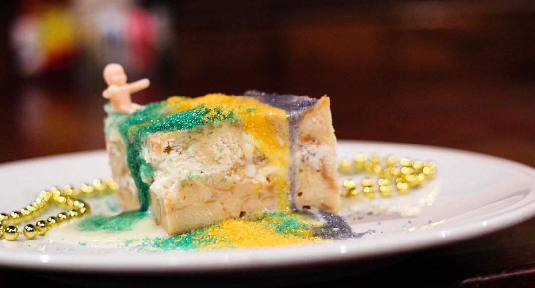 King Cake Bread Pudding Robert St. John