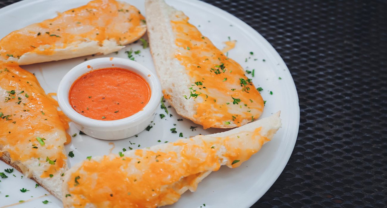 Crab Bread with Tomato Basil Concasse Robert St. John